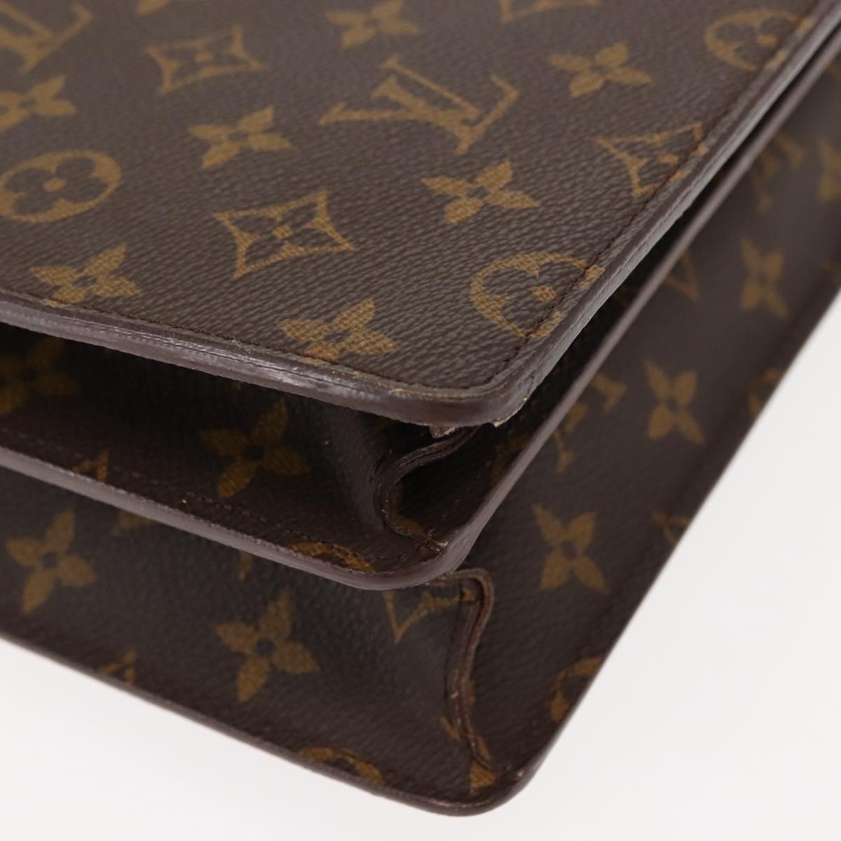 LOUIS VUITTON Monogram Serviette Conseiller Briefcase M53331 LV Auth ep11157