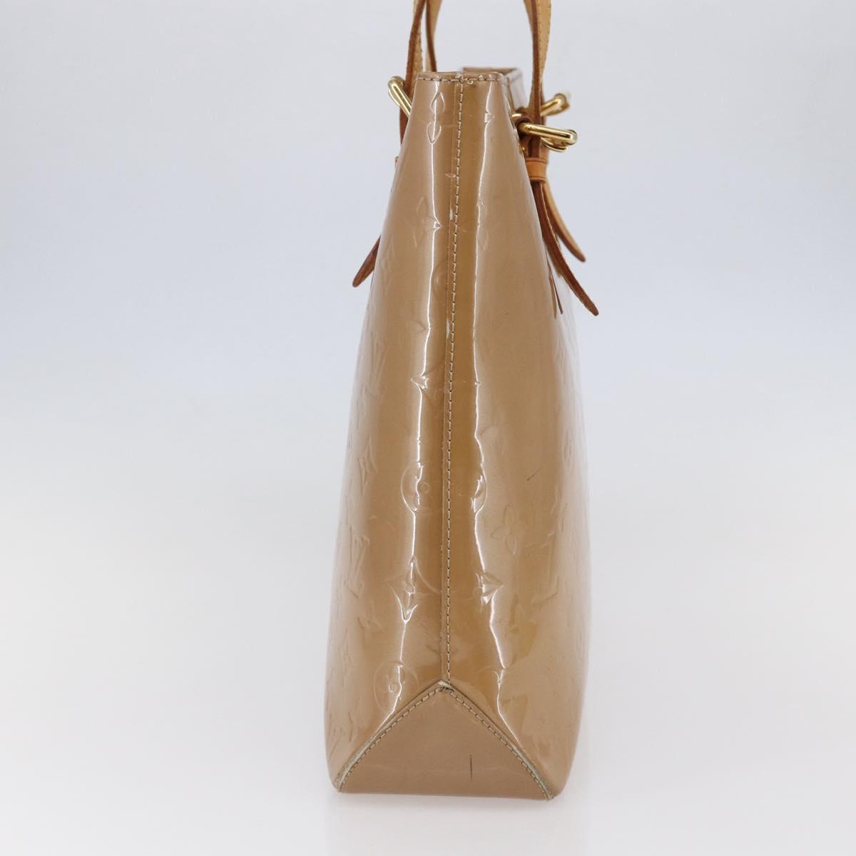 LOUIS VUITTON Monogram Vernis Brentwood Bag Noisette M91511 Auth ep11159
