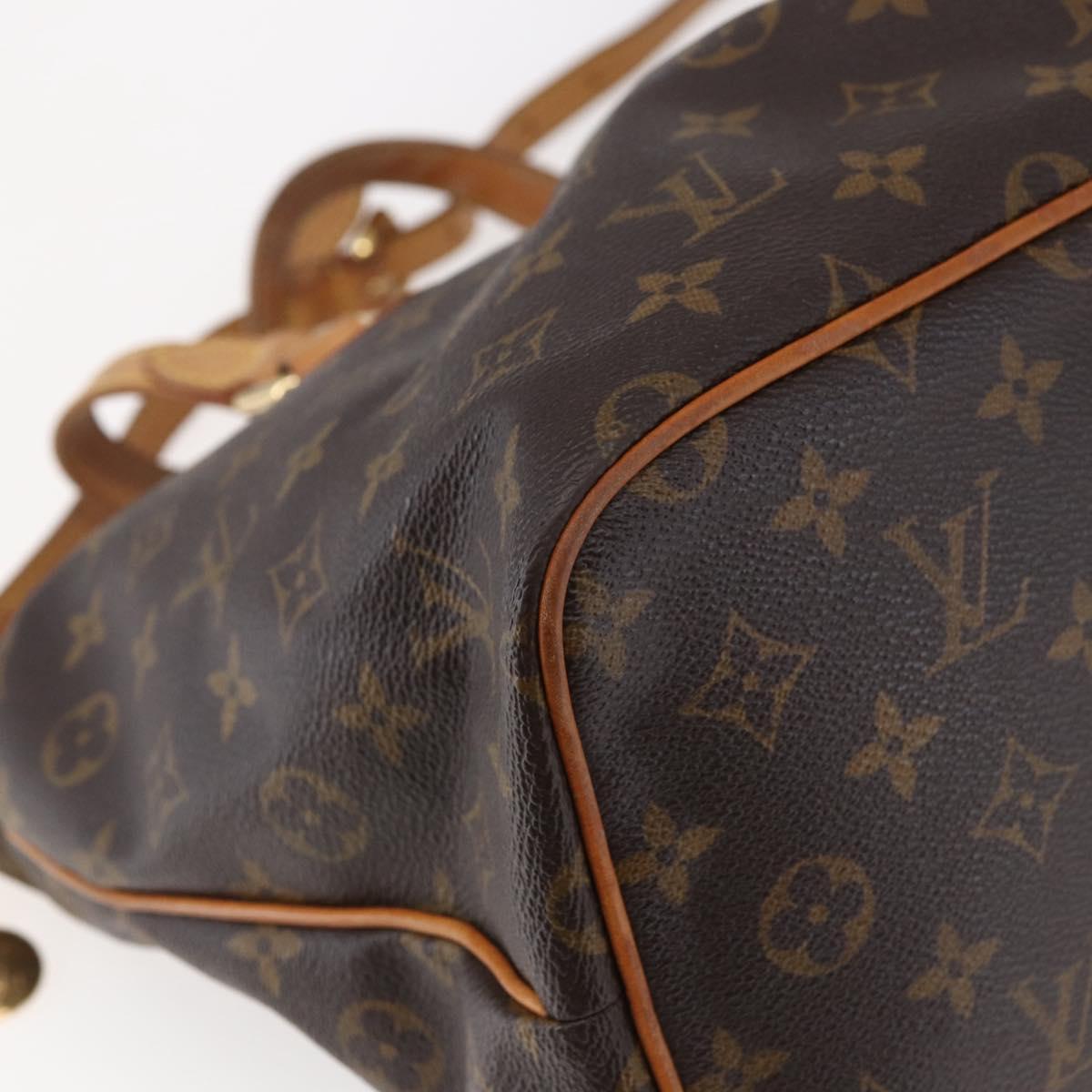 LOUIS VUITTON Monogram Palermo PM Tote Bag 2way M40145 LV Auth ep11173