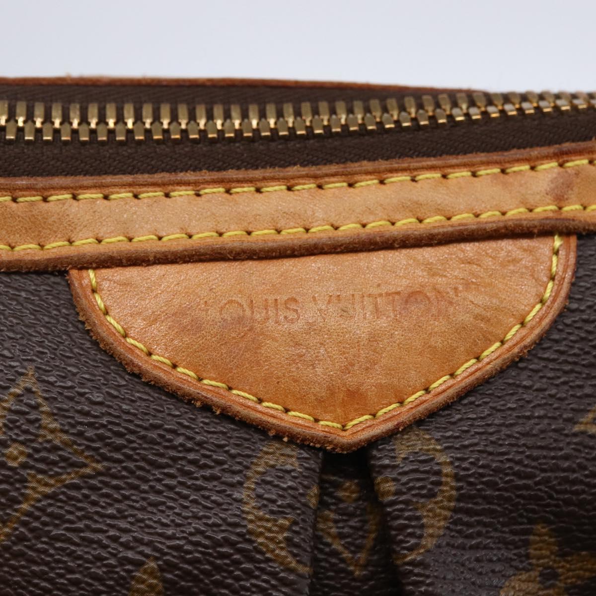 LOUIS VUITTON Monogram Palermo PM Tote Bag 2way M40145 LV Auth ep11173