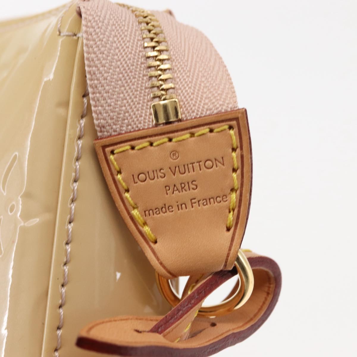 LOUIS VUITTON Vernis Pochette Accessoires Rose Angelique M90072 LV Auth ep11176