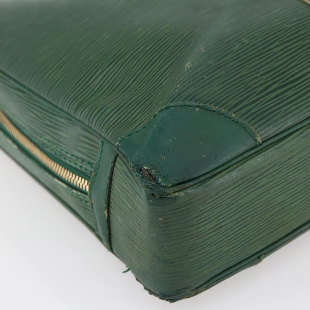 LOUIS VUITTON Epi Porte Documents Voyage Business Bag Green M54474 Auth ep11183