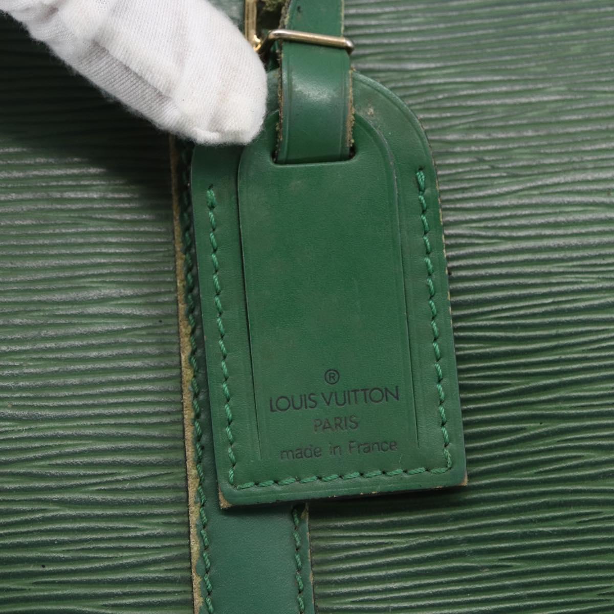 LOUIS VUITTON Epi Porte Documents Voyage Business Bag Green M54474 Auth ep11183