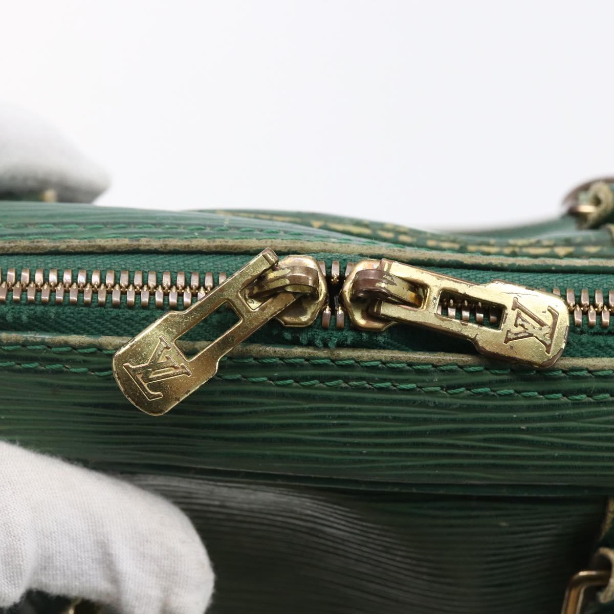 LOUIS VUITTON Epi Porte Documents Voyage Business Bag Green M54474 Auth ep11183