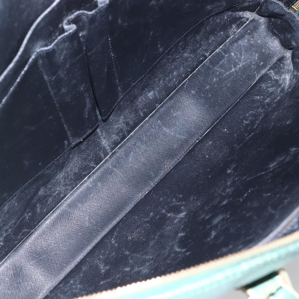 LOUIS VUITTON Epi Porte Documents Voyage Business Bag Green M54474 Auth ep11183