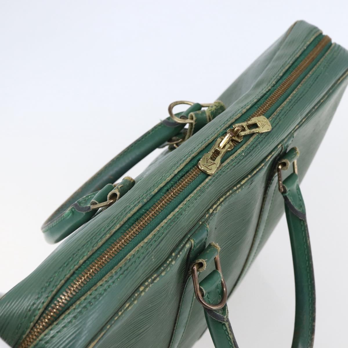LOUIS VUITTON Epi Porte Documents Voyage Business Bag Green M54474 Auth ep11183