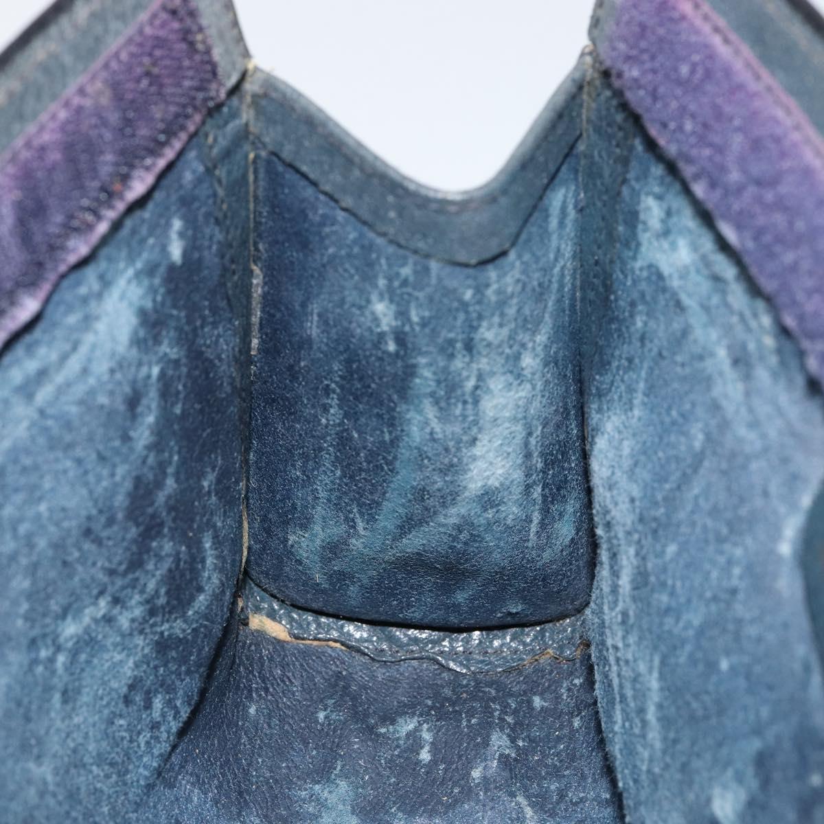 GUCCI GG Supreme Sherry Line Clutch Bag PVC Navy Fuchsia 89 01 001 Auth ep11187