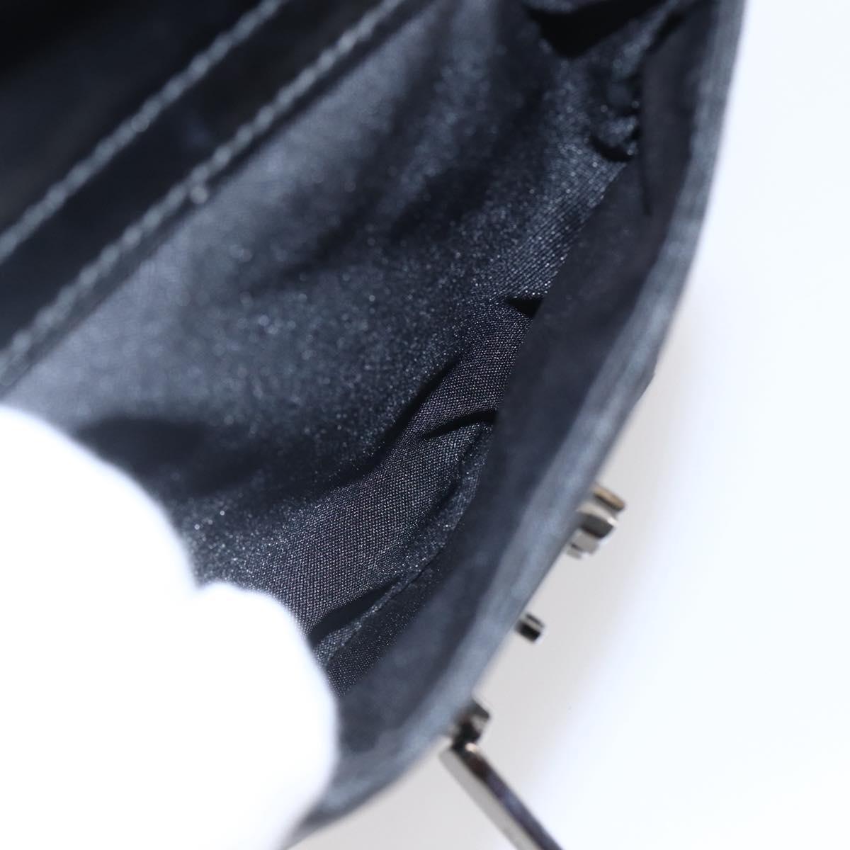 GUCCI GG Canvas Tote Bag Nylon Black Auth ep11191