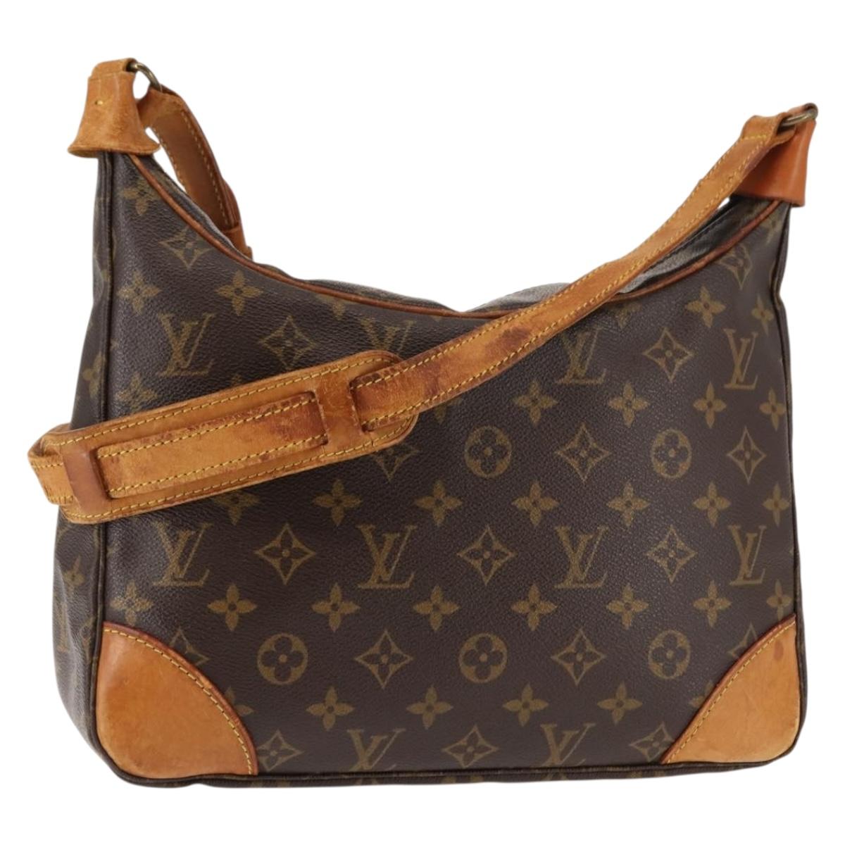 LOUIS VUITTON Monogram Boulogne 30 Shoulder Bag M51265 LV Auth ep11193