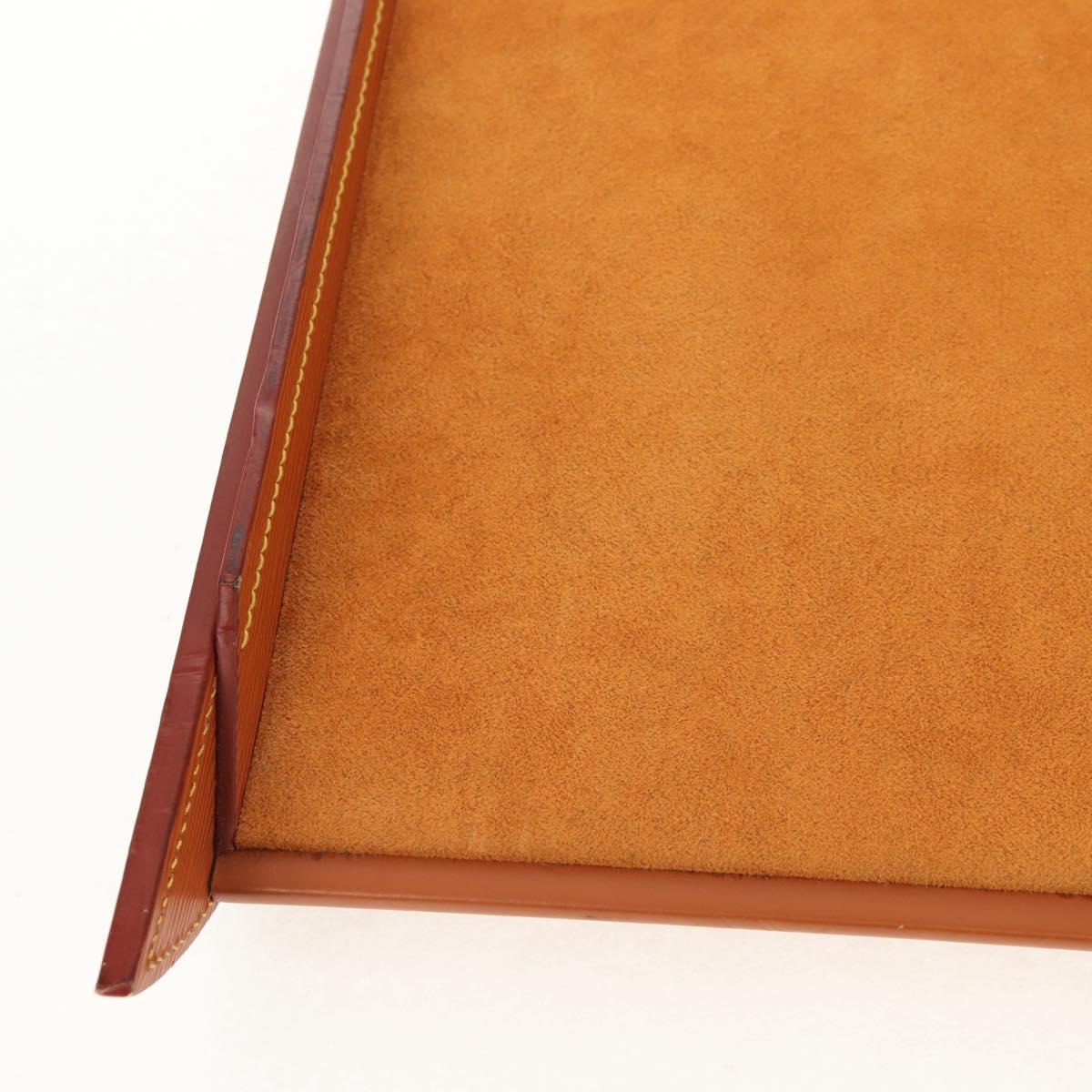 LOUIS VUITTON Epi Documents case Clutch Bag Zipangu Gold LV Auth ep11199A