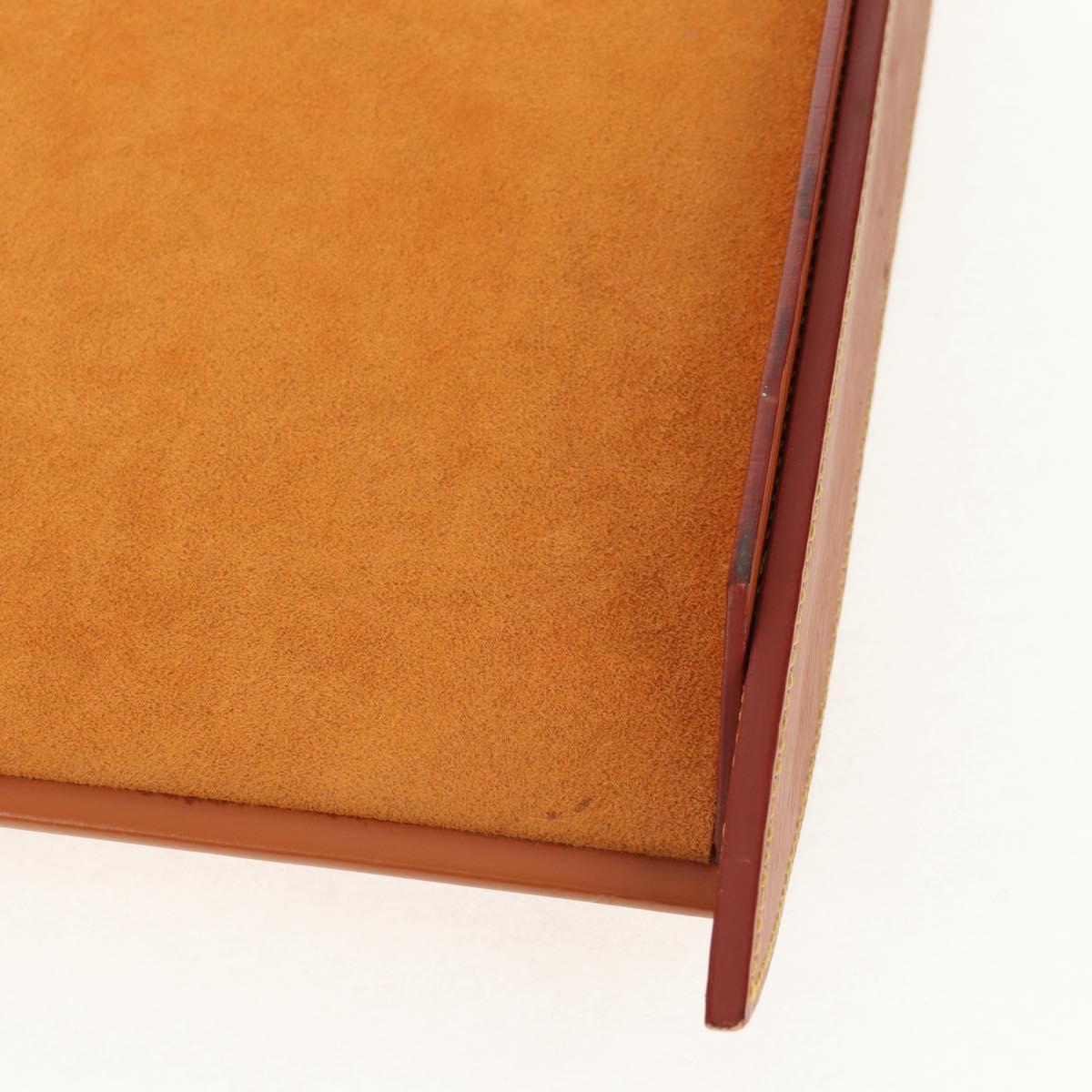 LOUIS VUITTON Epi Documents case Clutch Bag Zipangu Gold LV Auth ep11199A