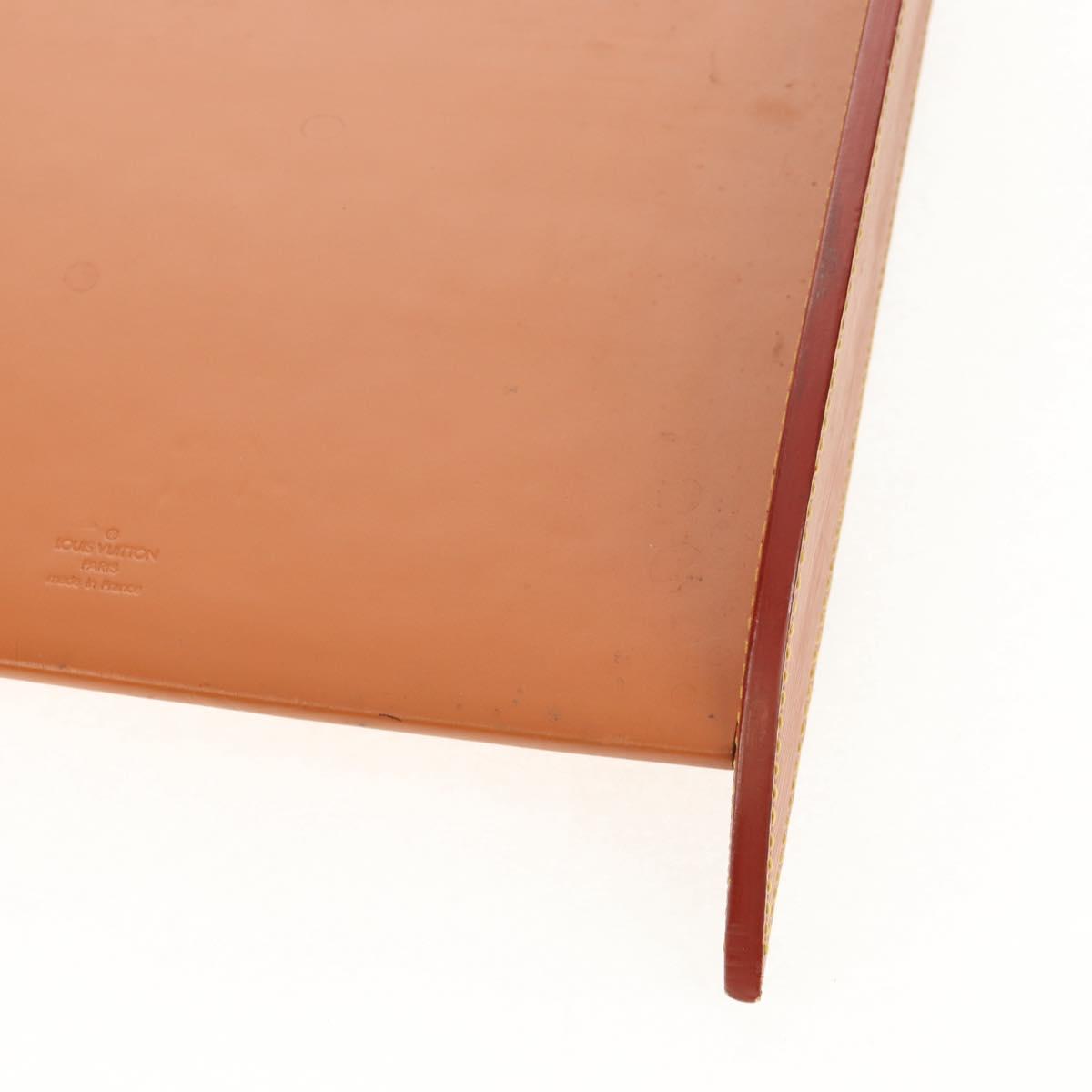 LOUIS VUITTON Epi Documents case Clutch Bag Zipangu Gold LV Auth ep11199A