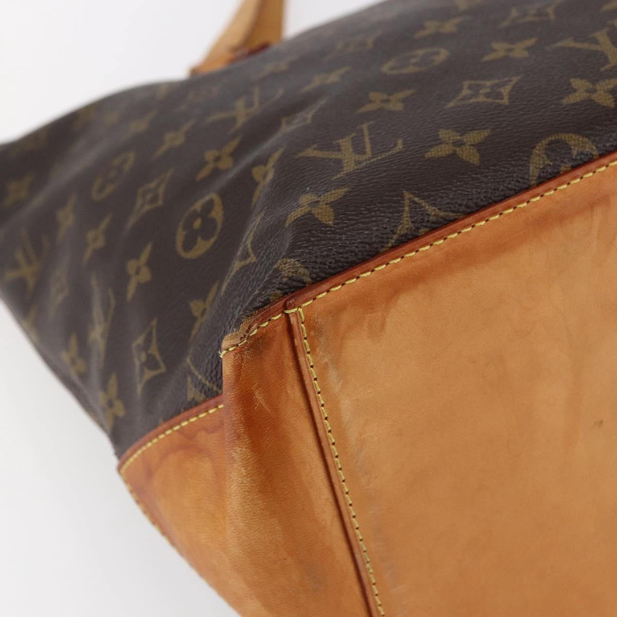 LOUIS VUITTON Monogram Cabas Mezzo Tote Bag M51151 LV Auth ep11200