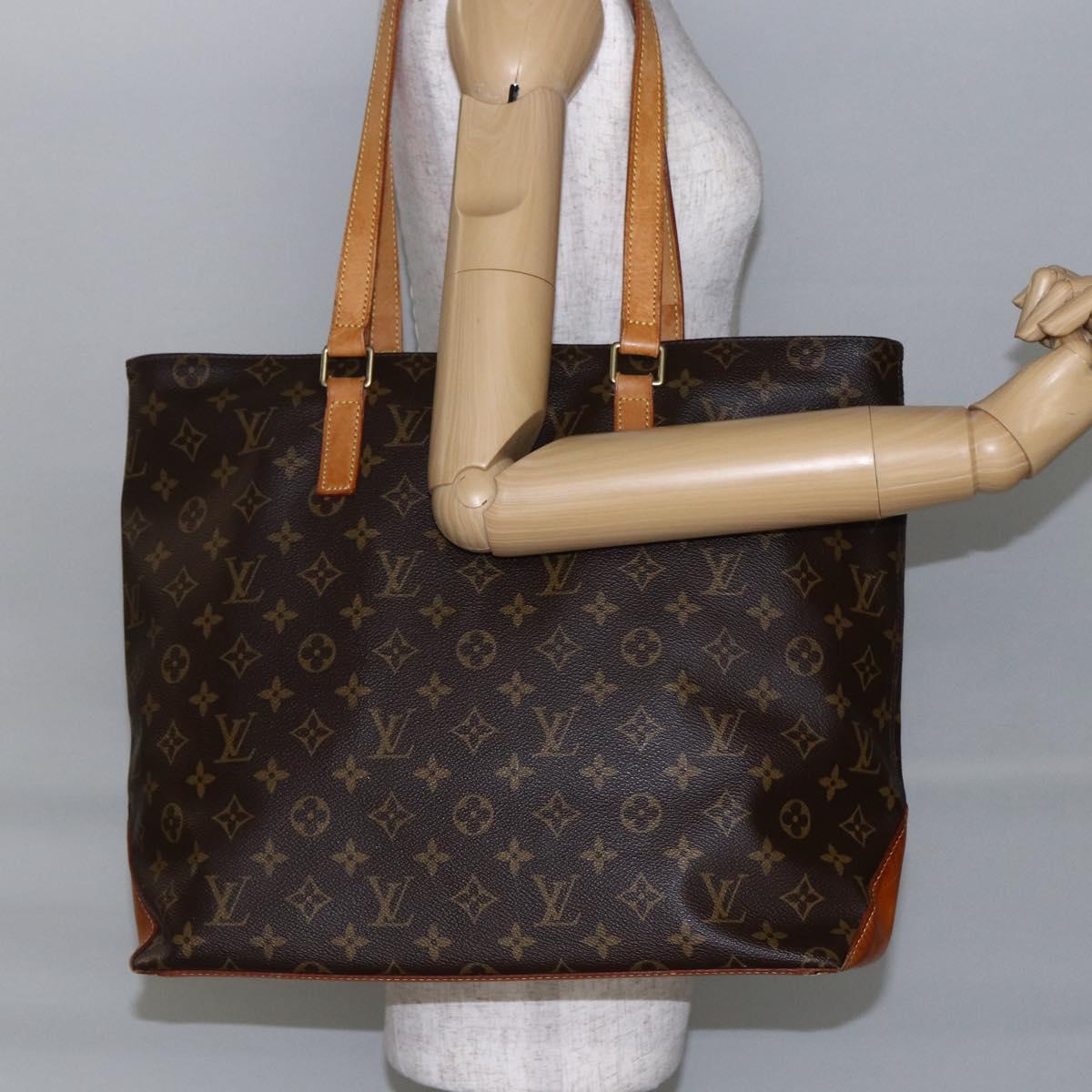 LOUIS VUITTON Monogram Cabas Mezzo Tote Bag M51151 LV Auth ep11200