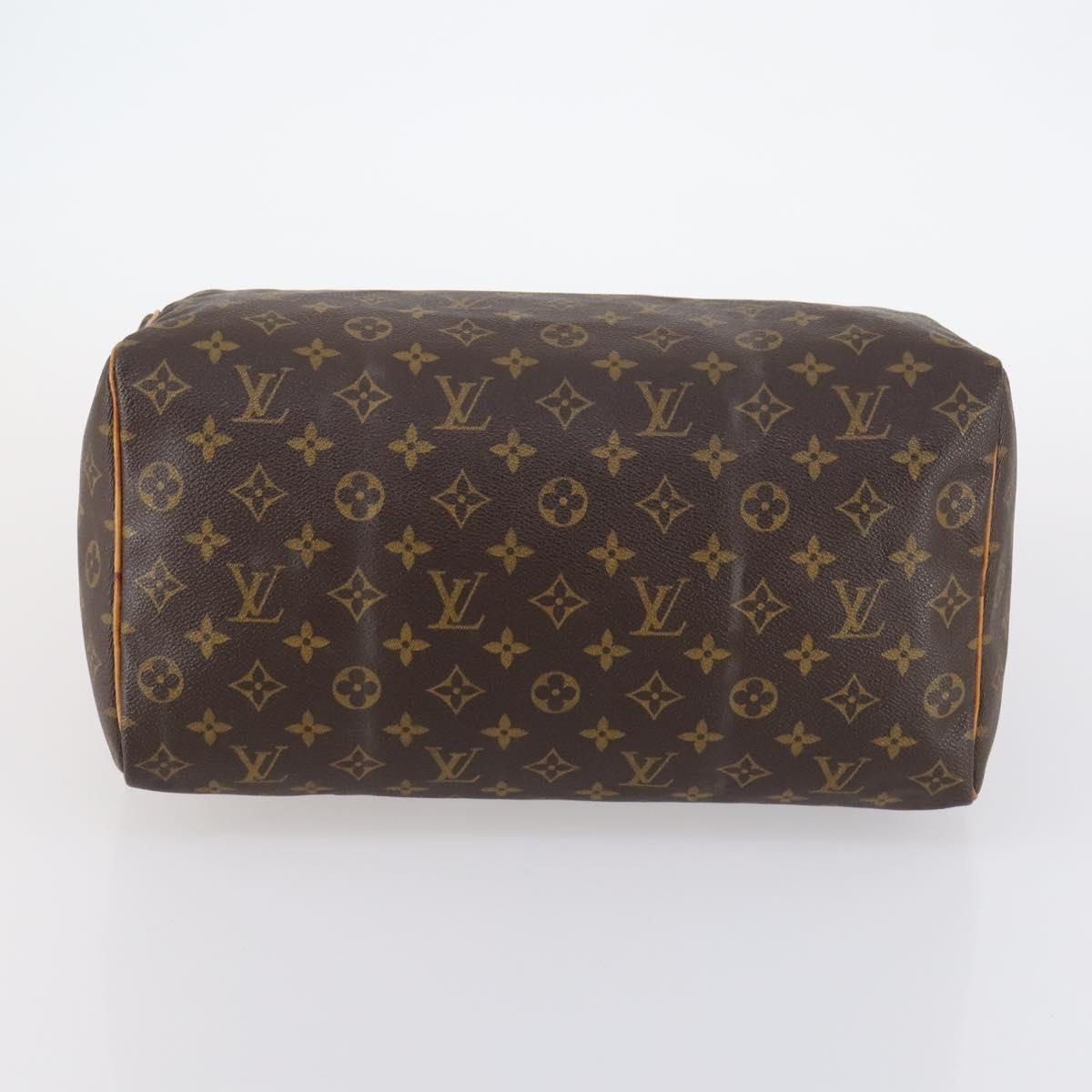LOUIS VUITTON Monogram Speedy 35 Hand Bag M41524 LV Auth ep11207
