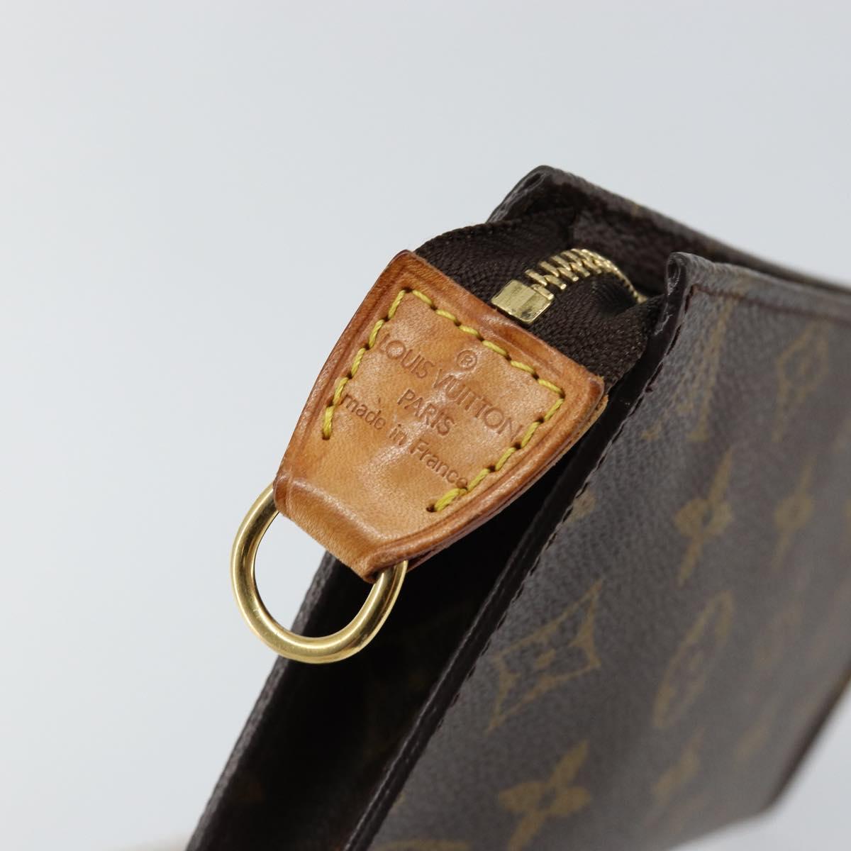 LOUIS VUITTON Monogram Bucket GM Accessory Pouch LV Auth ep11210