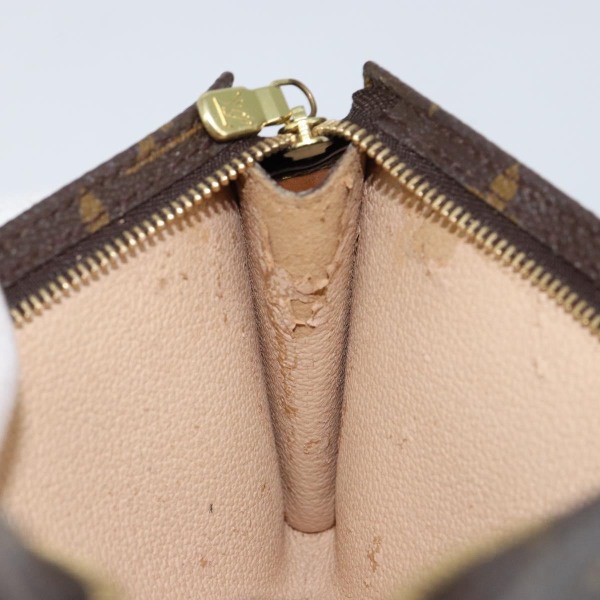 LOUIS VUITTON Monogram Bucket GM Accessory Pouch LV Auth ep11210