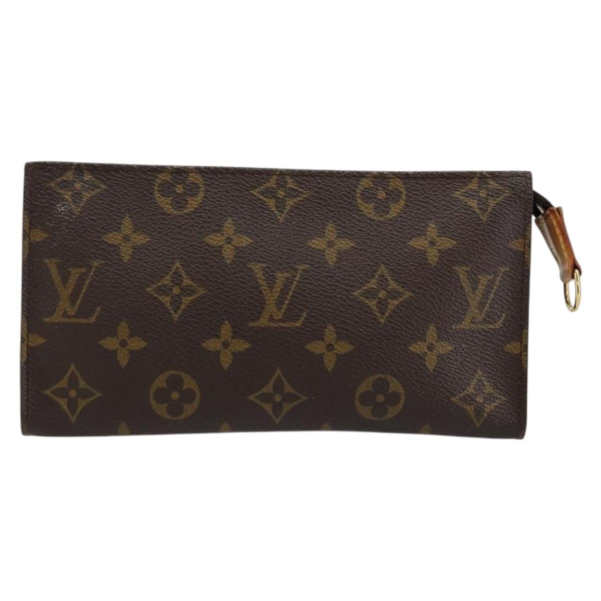 LOUIS VUITTON Monogram Bucket GM Accessory Pouch LV Auth ep11210
