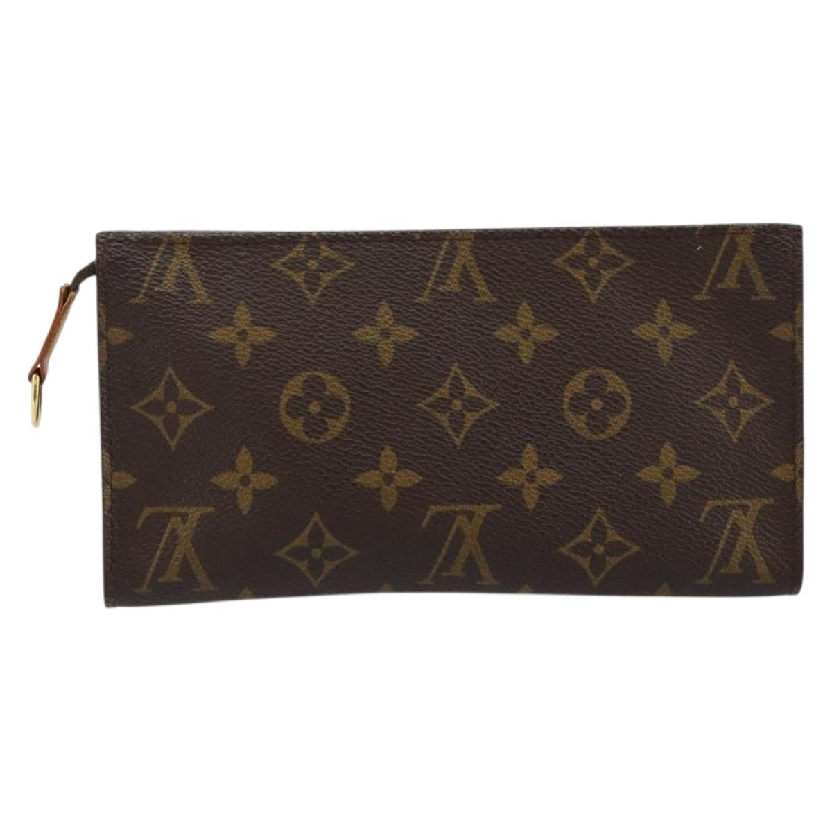 LOUIS VUITTON Monogram Bucket GM Accessory Pouch LV Auth ep11210