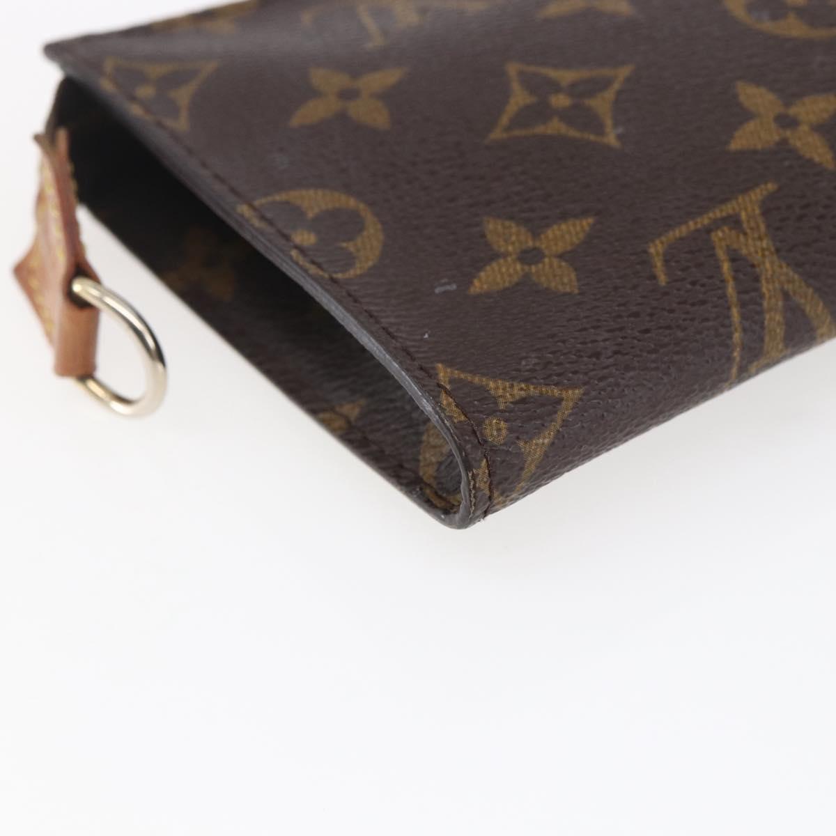 LOUIS VUITTON Monogram Bucket PM Accessory Pouch LV Auth ep11211