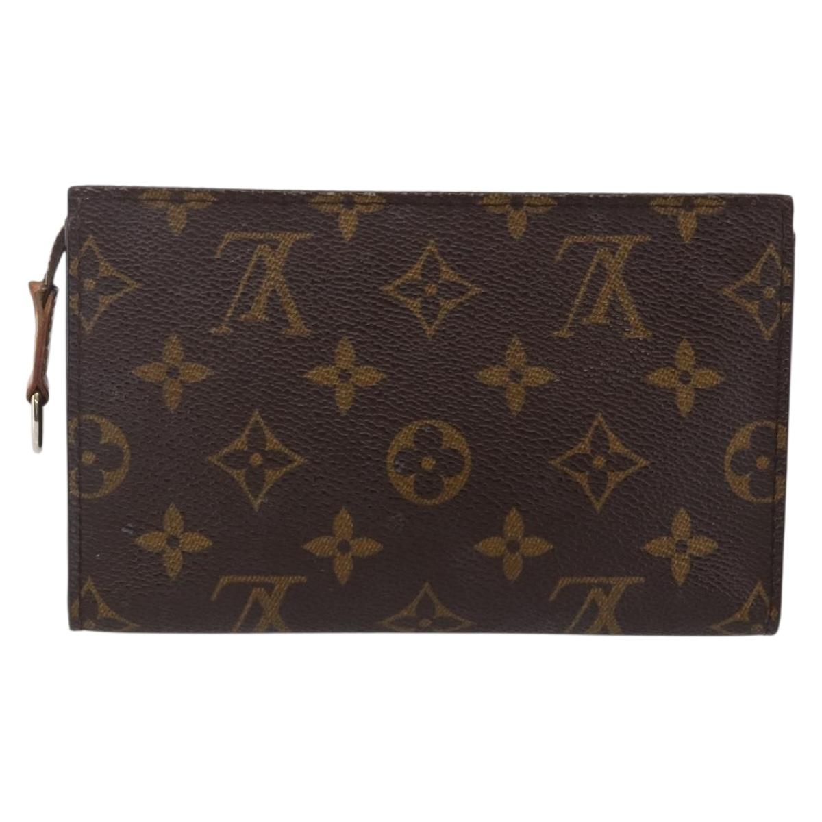 LOUIS VUITTON Monogram Bucket PM Accessory Pouch LV Auth ep11211