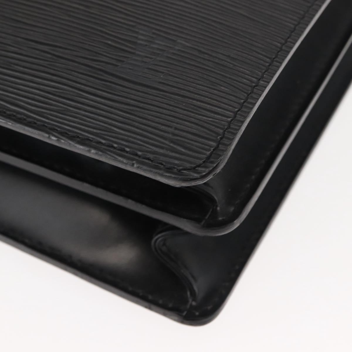 LOUIS VUITTON Epi Serviette Conseiller Business Bag Black M54422 LV Auth ep11214