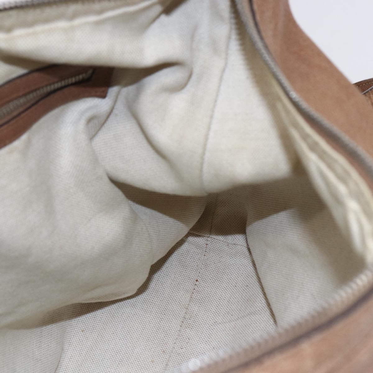 GUCCI Miss GG Hand Bag Leather 2way Brown Silver 326514 Auth ep11215