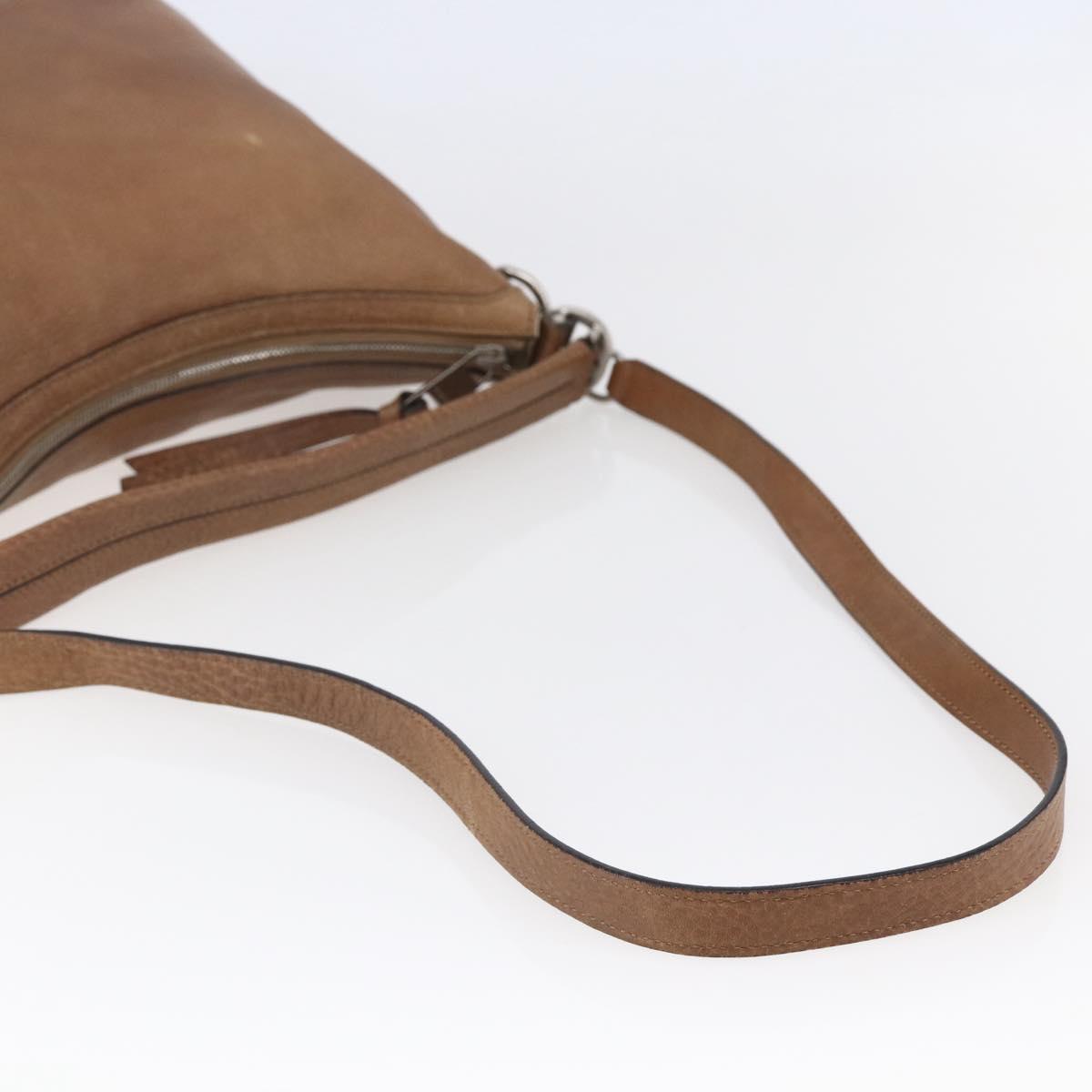 GUCCI Miss GG Hand Bag Leather 2way Brown Silver 326514 Auth ep11215