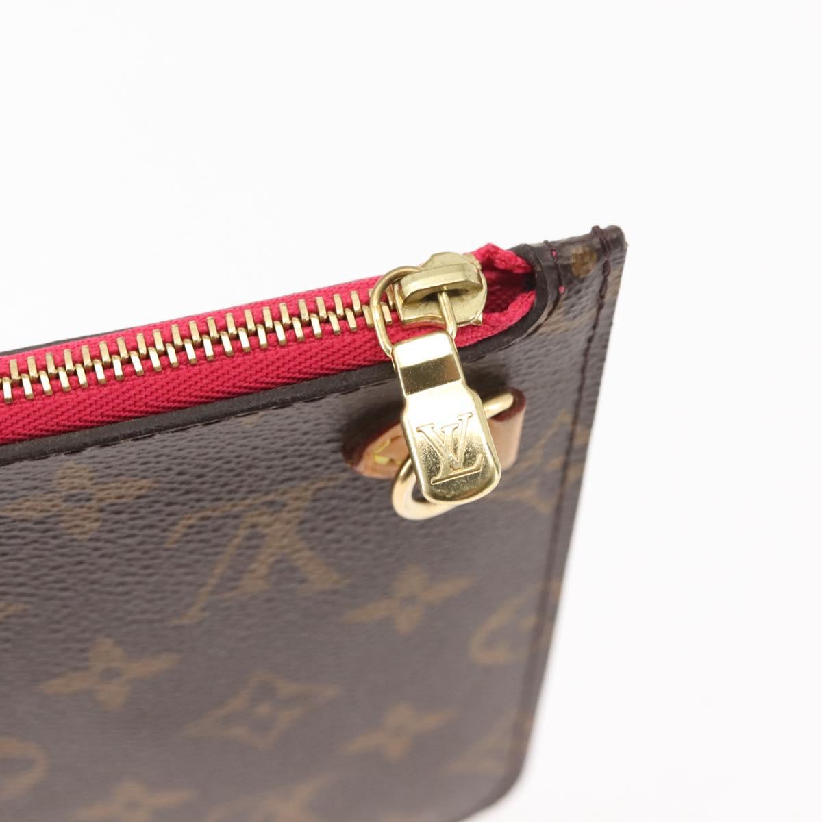 LOUIS VUITTON Monogram Neverfull MM Accessory Pouch LV Auth ep11223