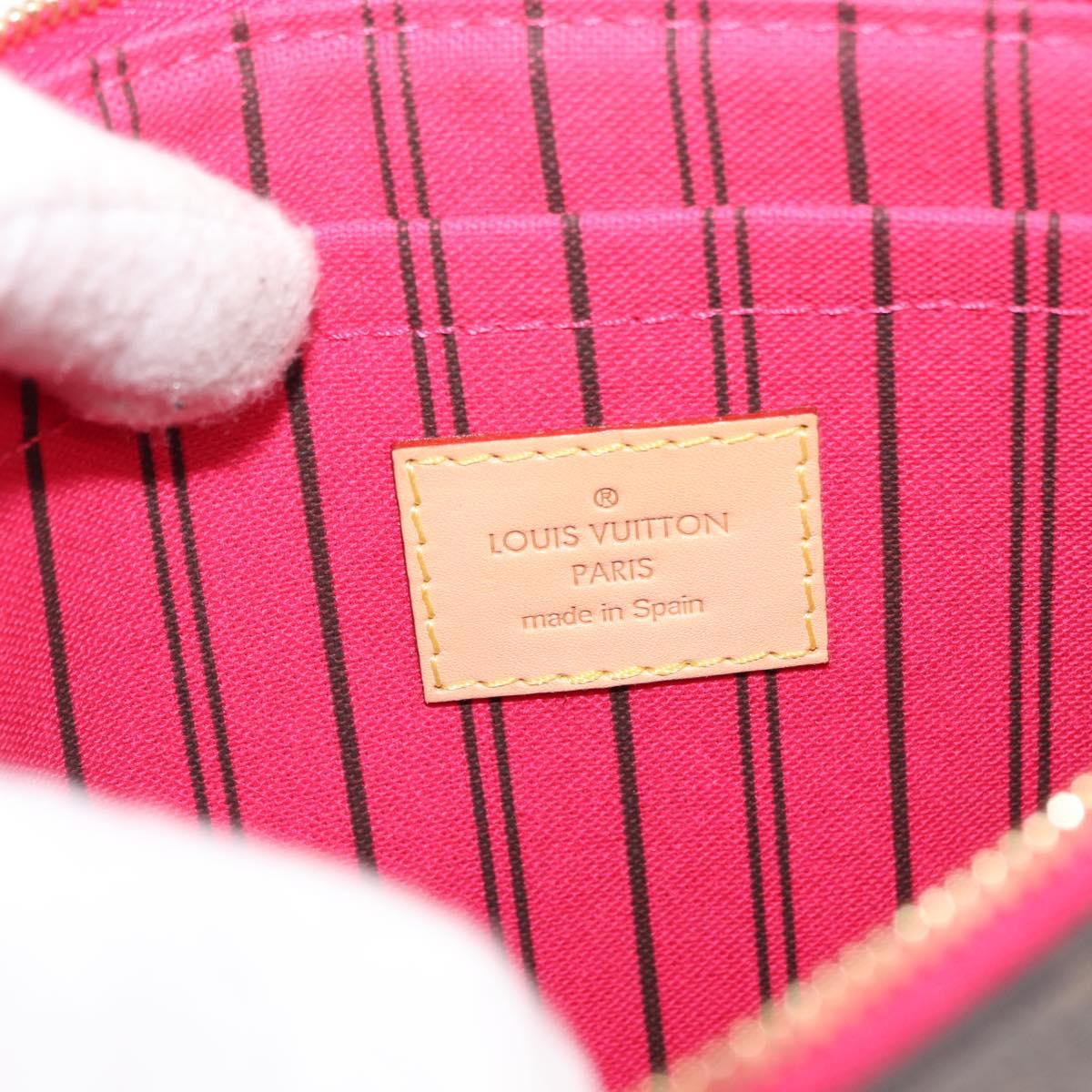 LOUIS VUITTON Monogram Neverfull MM Accessory Pouch LV Auth ep11223