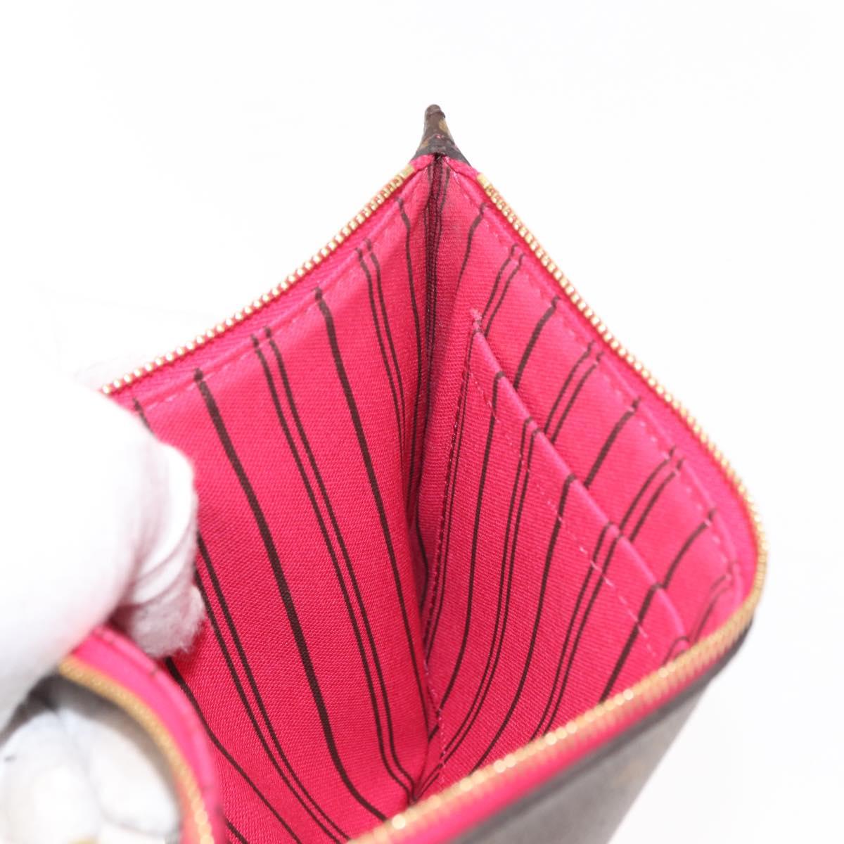 LOUIS VUITTON Monogram Neverfull MM Accessory Pouch LV Auth ep11223