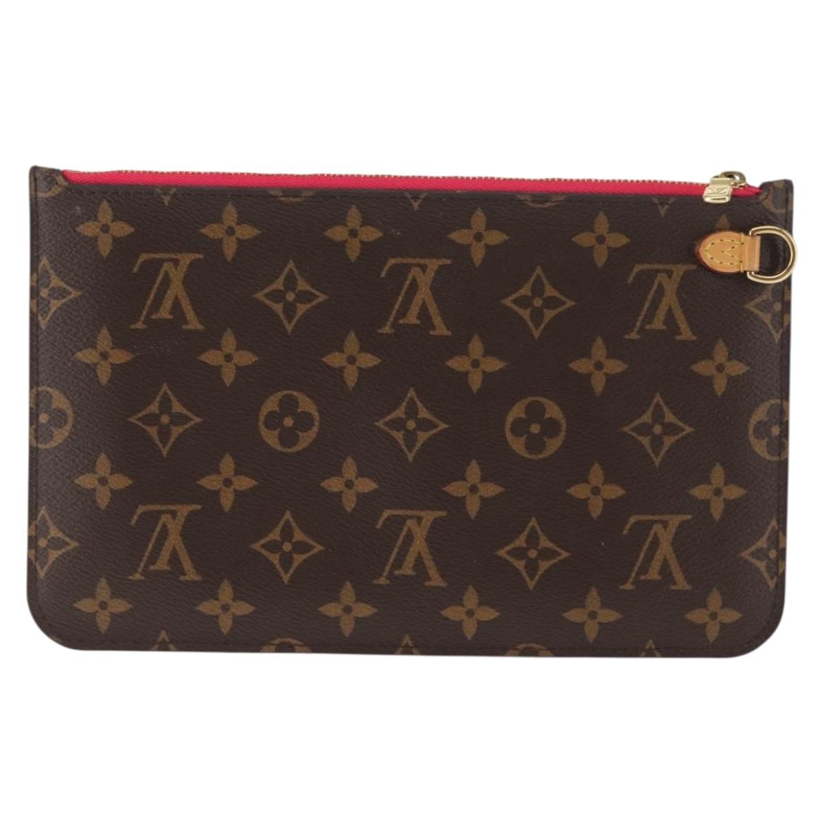 LOUIS VUITTON Monogram Neverfull MM Accessory Pouch LV Auth ep11223