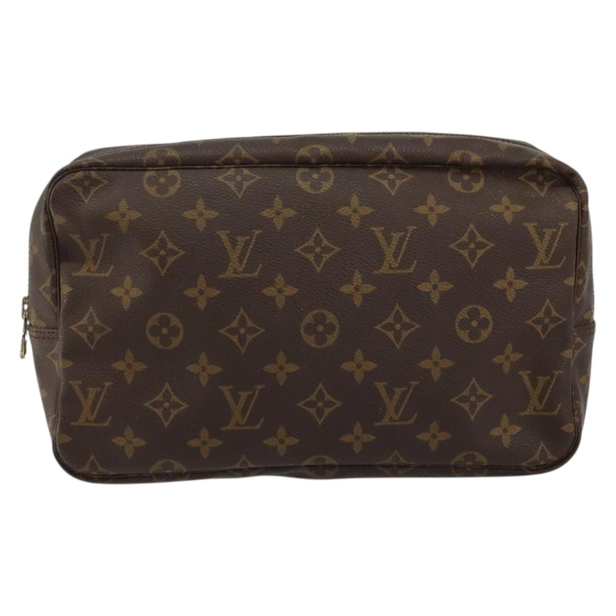 LOUIS VUITTON Monogram Trousse Toilette 28 Clutch Bag M47522 LV Auth ep11229