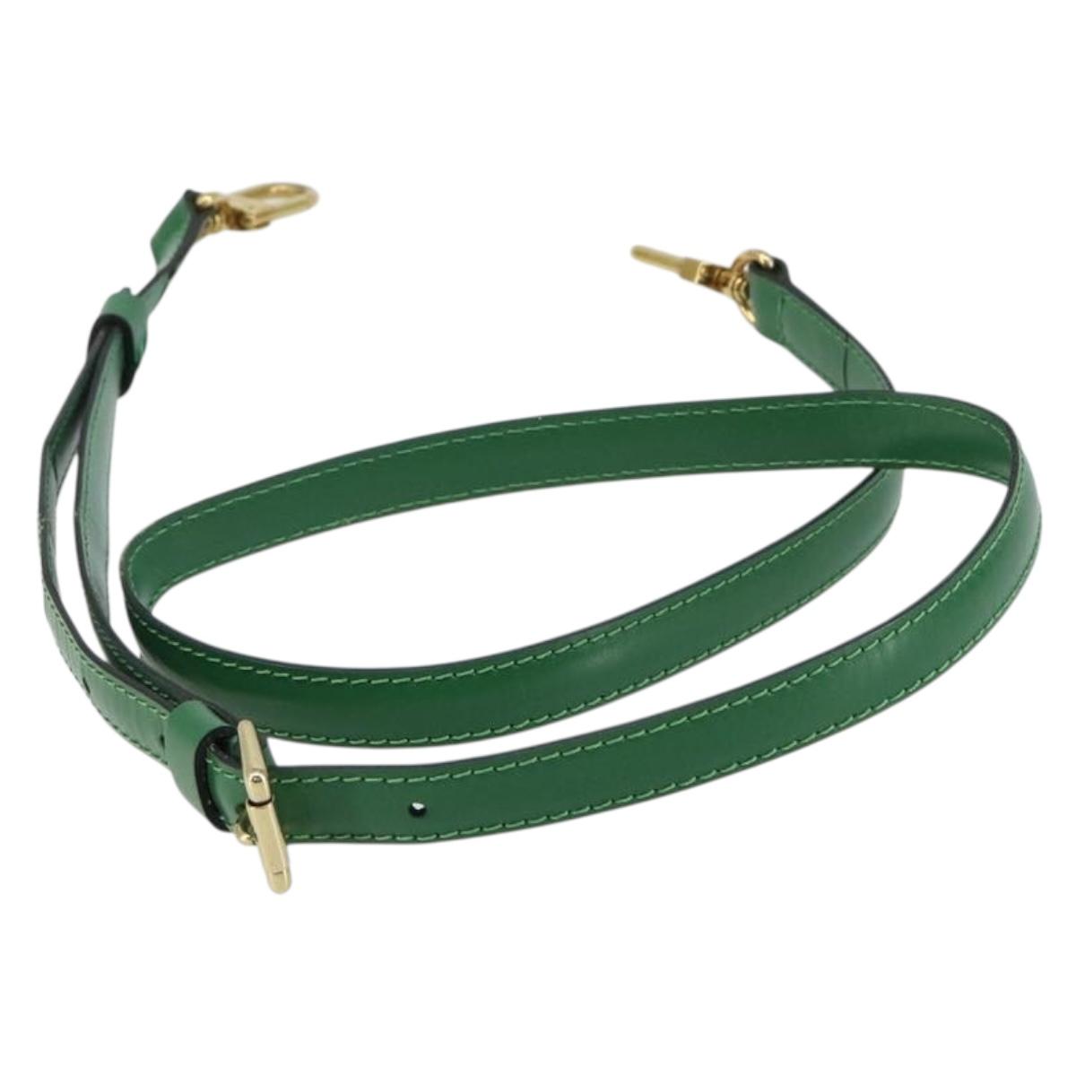 LOUIS VUITTON Epi Adjustable Shoulder Strap 37""-43.7"" Green LV Auth ep11231