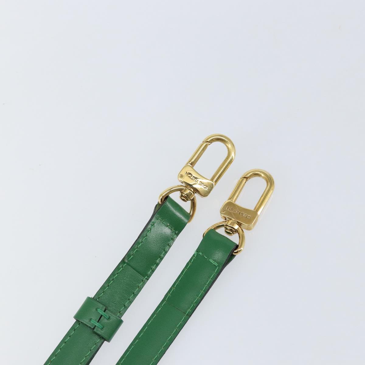LOUIS VUITTON Epi Adjustable Shoulder Strap 37""-43.7"" Green LV Auth ep11231
