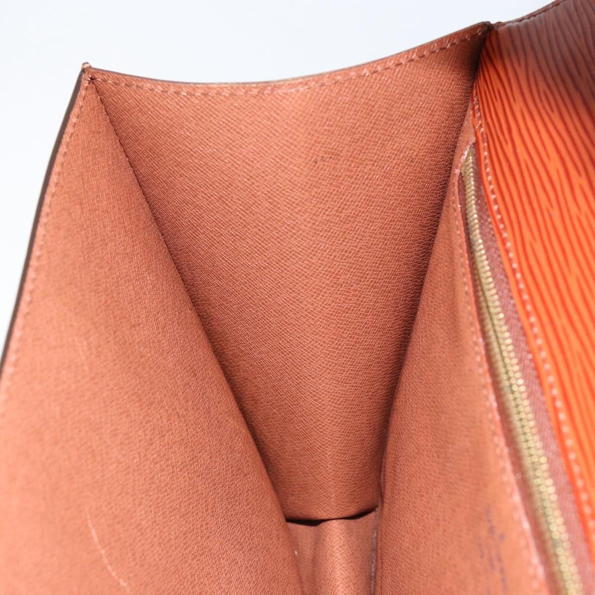 LOUIS VUITTON Epi Monceau 28 Hand Bag Brown M52123 LV Auth ep11246