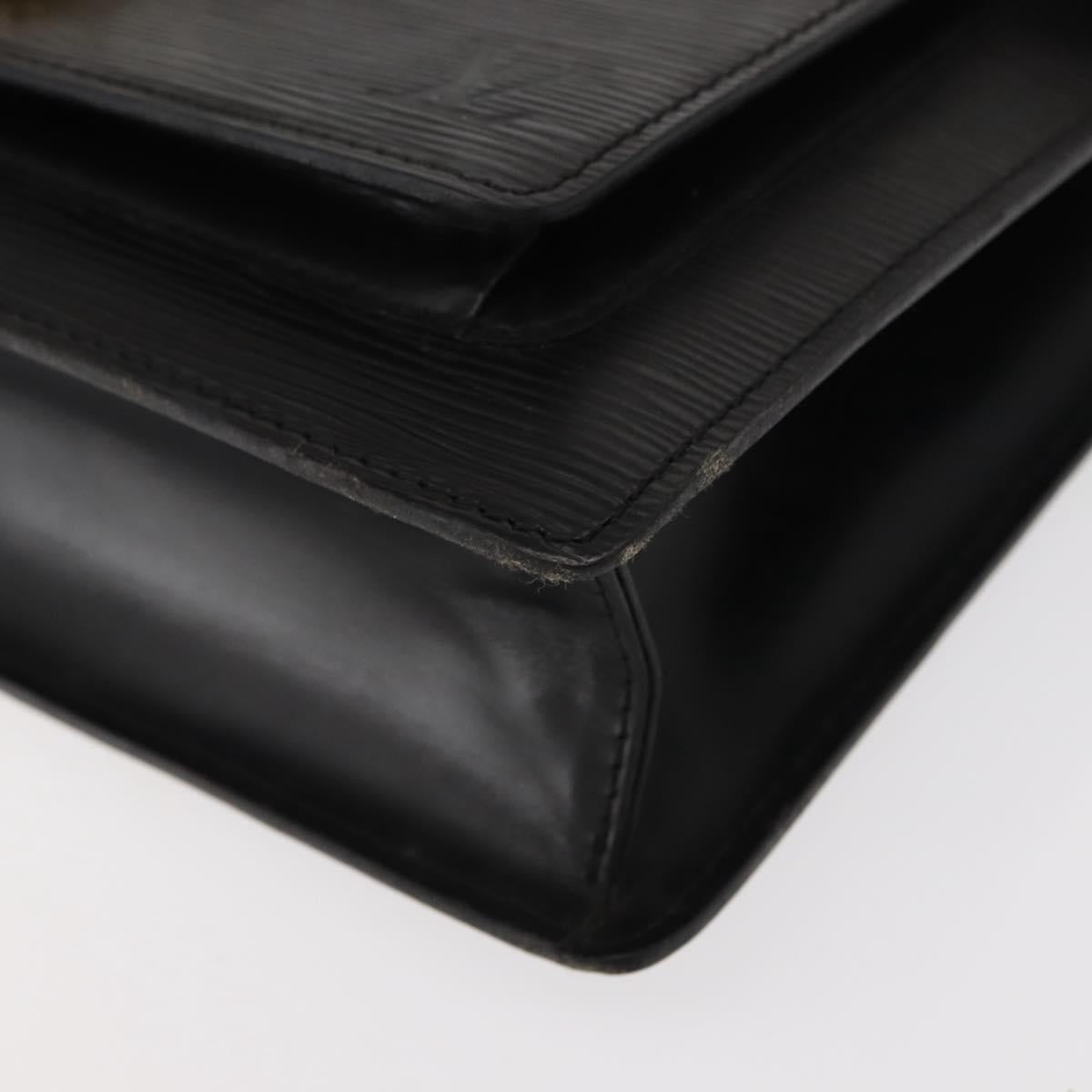 LOUIS VUITTON Epi Monceau 28 Hand Bag Black M52122 LV Auth ep11252