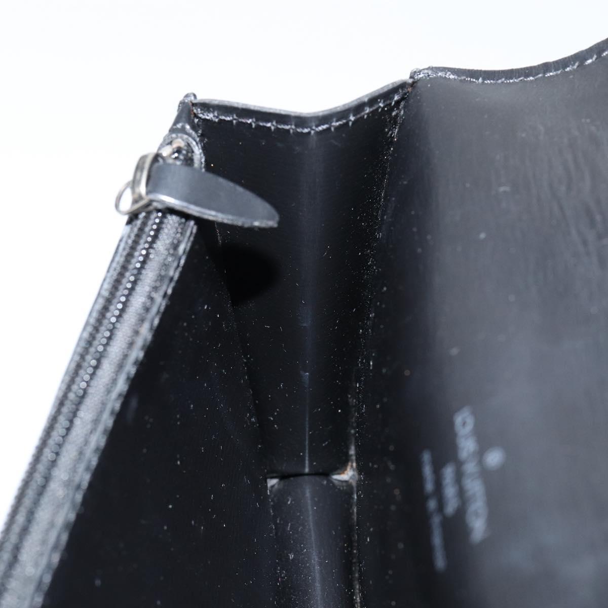 LOUIS VUITTON Epi Pochette Ceinture Waist Bag Black M52602 LV Auth ep11253