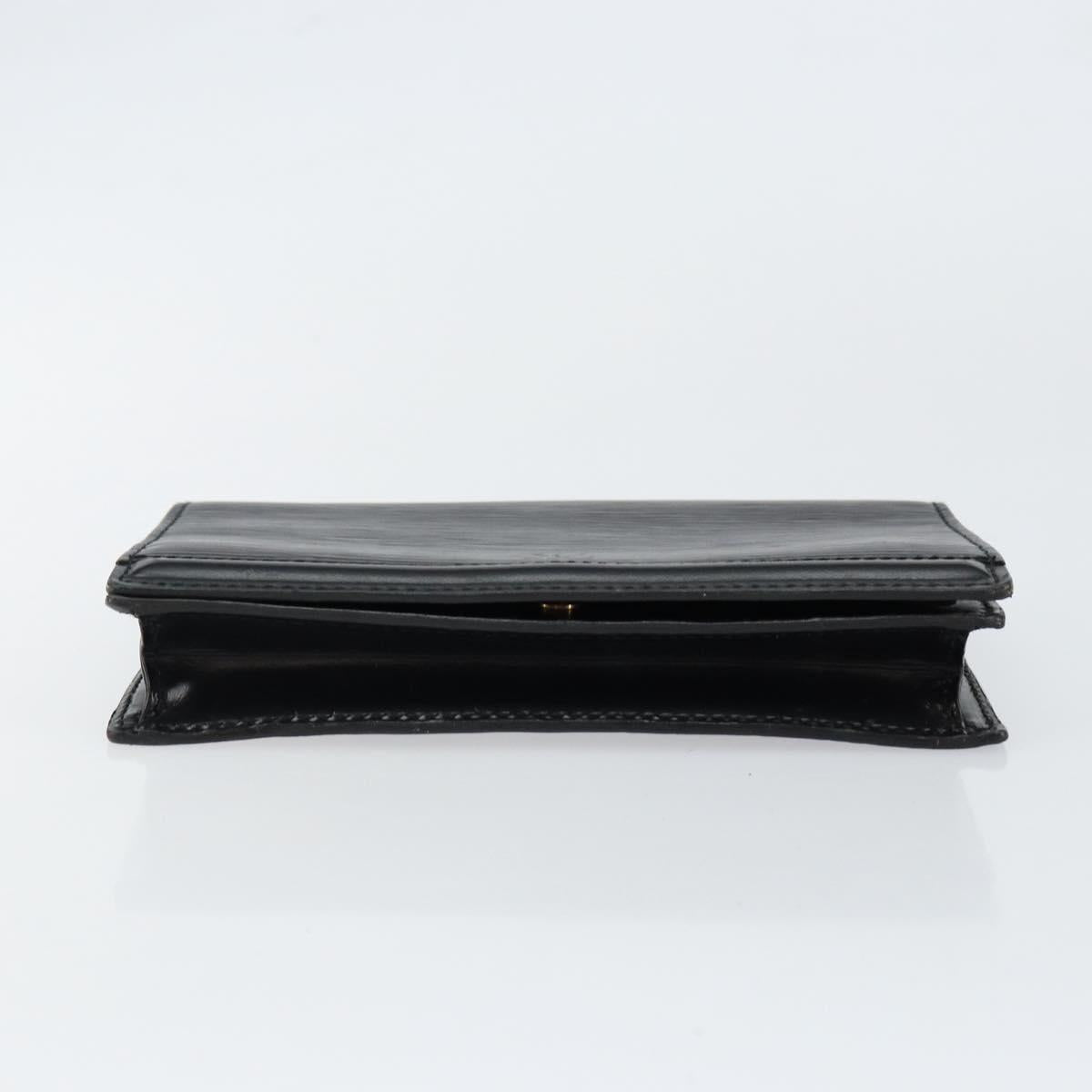 LOUIS VUITTON Epi Pochette Ceinture Waist Bag Black M52602 LV Auth ep11253