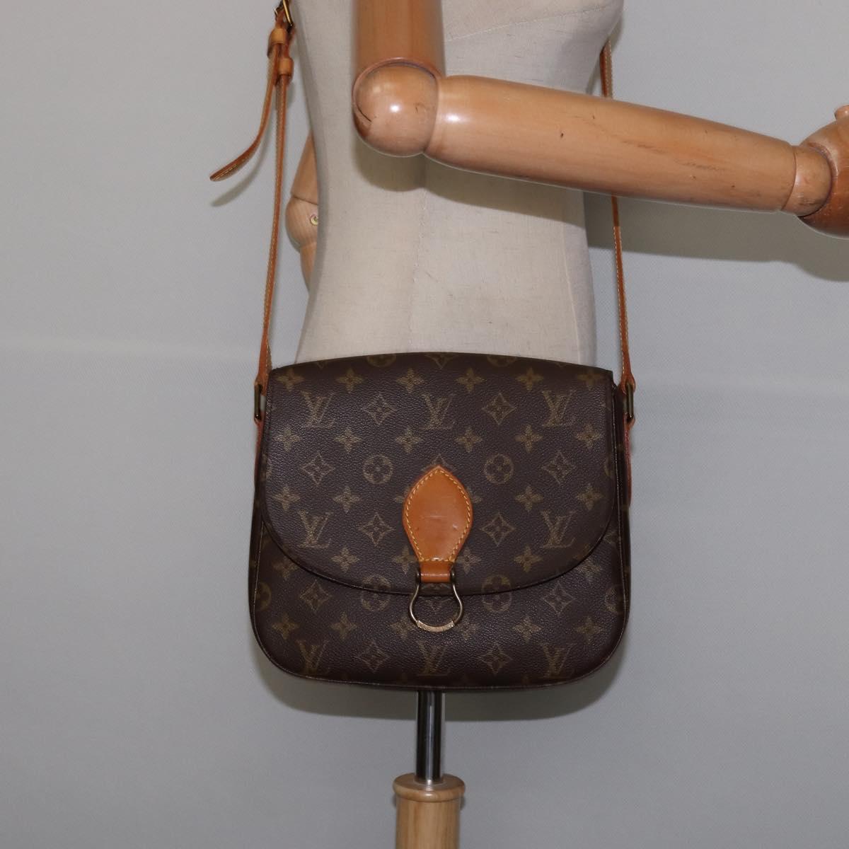 LOUIS VUITTON Monogram Saint Cloud GM Shoulder Bag M51242 LV Auth ep11278
