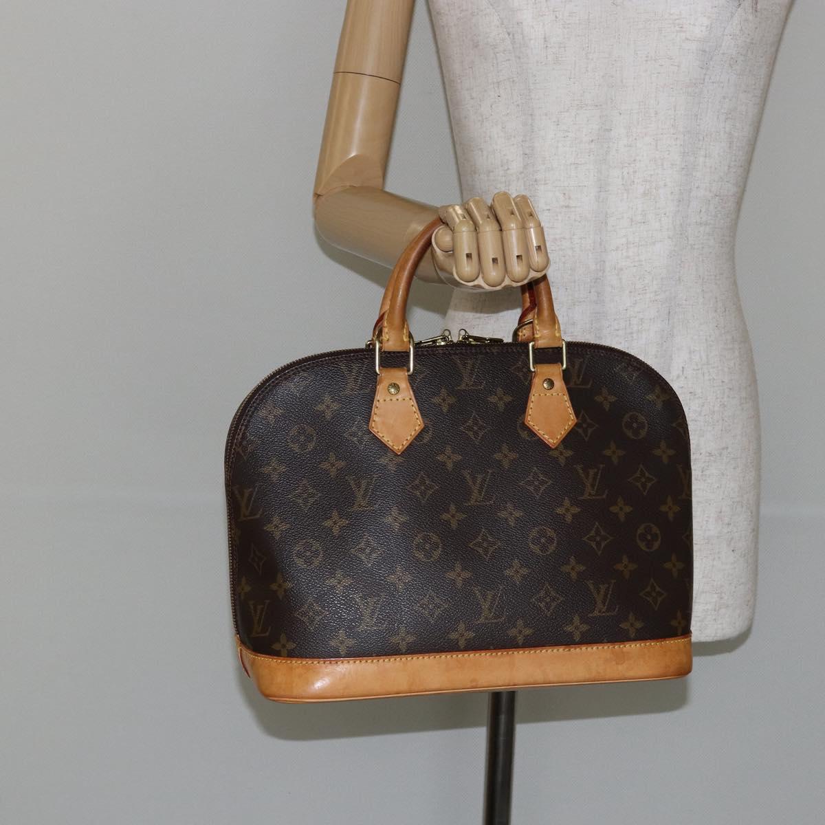 LOUIS VUITTON Monogram Alma Hand Bag M51130 LV Auth ep11282