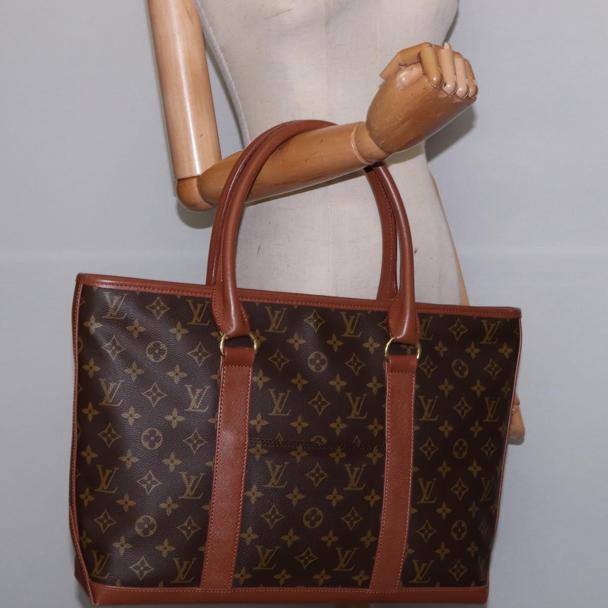 LOUIS VUITTON Monogram Sac Weekend PM Hand Bag M42425 LV Auth ep11295