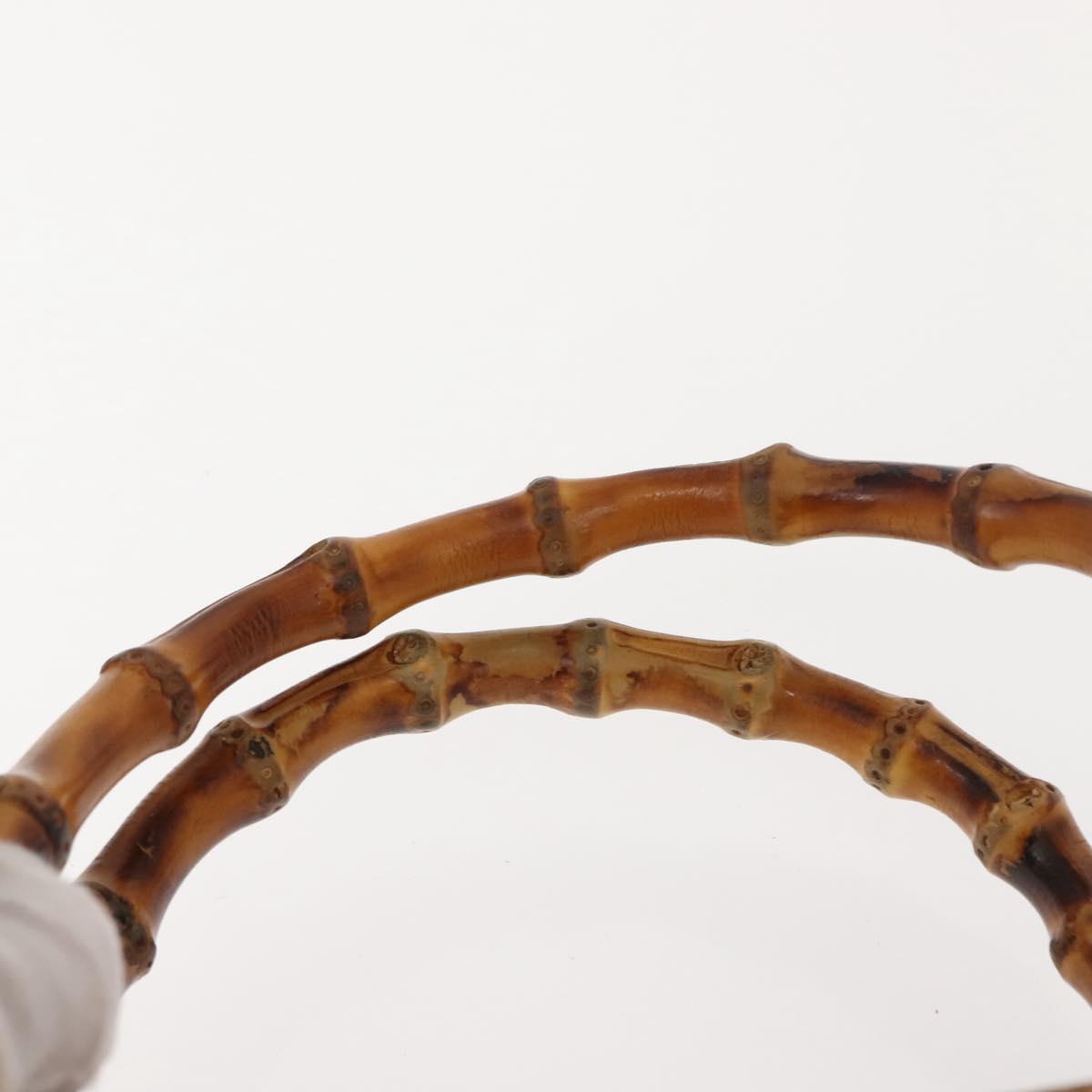 GUCCI Bamboo Hand Bag Leather Brown Gold 002 2853 0260 0 Auth ep11300