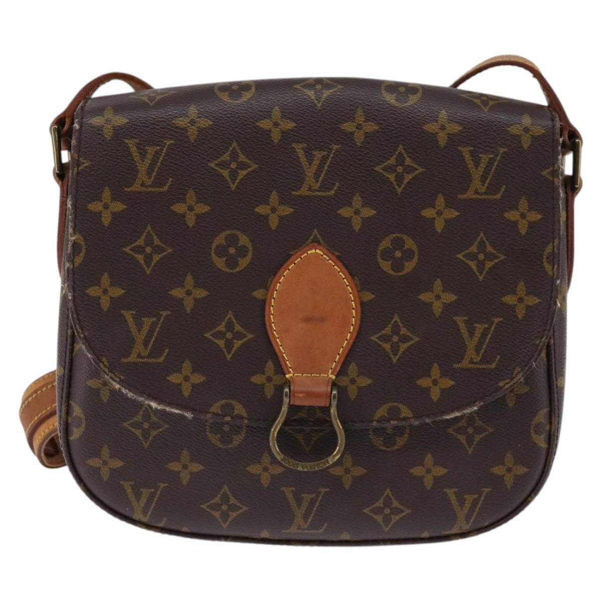 LOUIS VUITTON Monogram Saint Cloud GM Shoulder Bag M51242 LV Auth ep11308