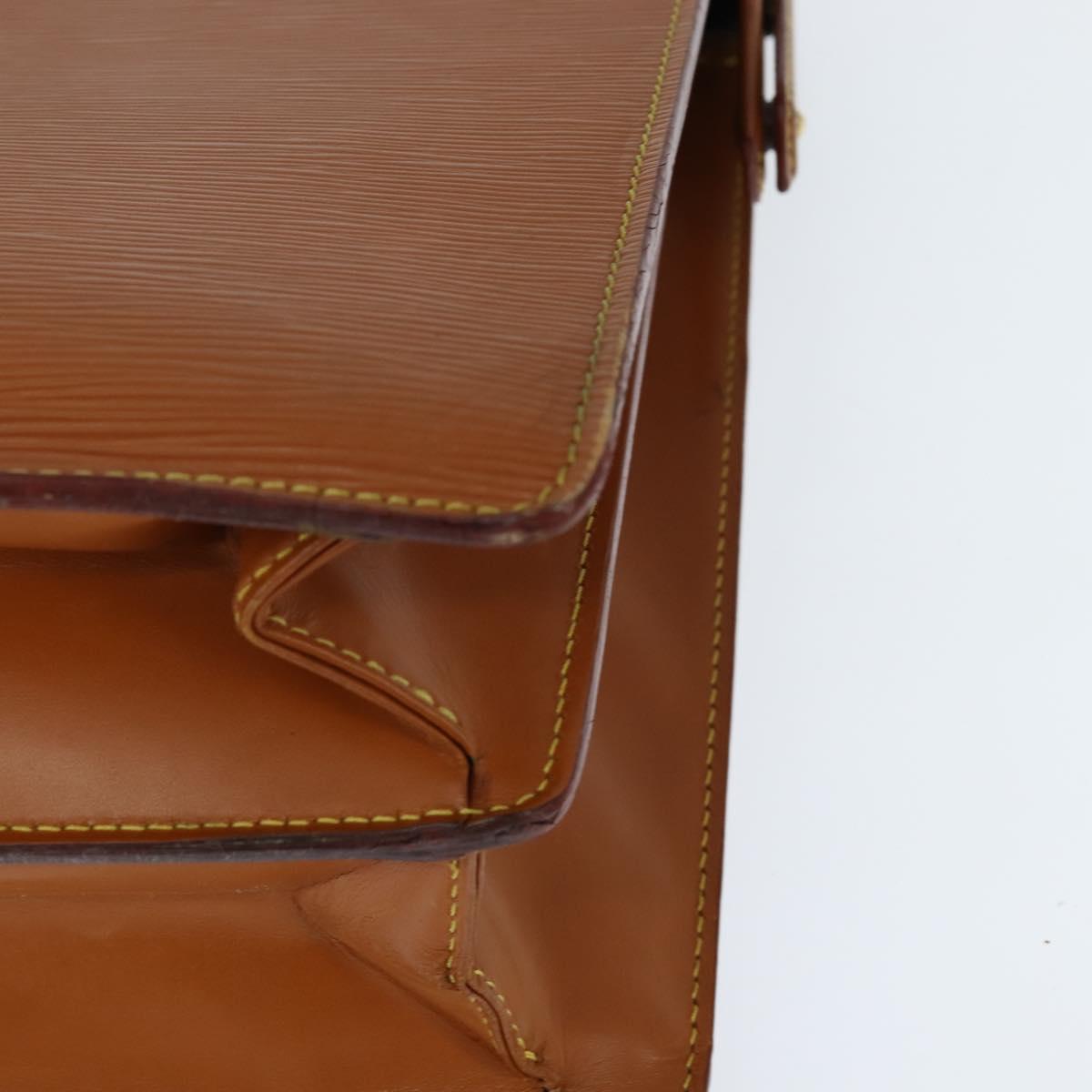 LOUIS VUITTON Epi Serviette Fermoir Bag Zipangu Gold M54358 LV Auth ep11319