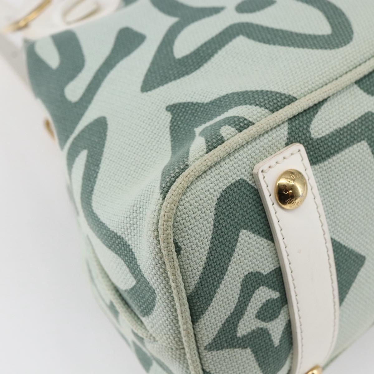 LOUIS VUITTON Cruise line Taicienne PM Bag Canvas Green M95678 LV Auth ep11328