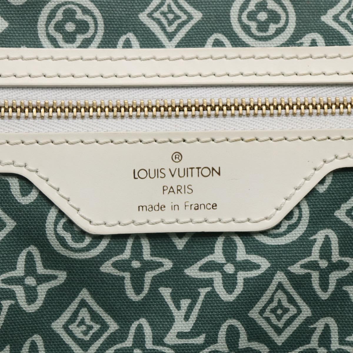 LOUIS VUITTON Cruise line Taicienne PM Bag Canvas Green M95678 LV Auth ep11328