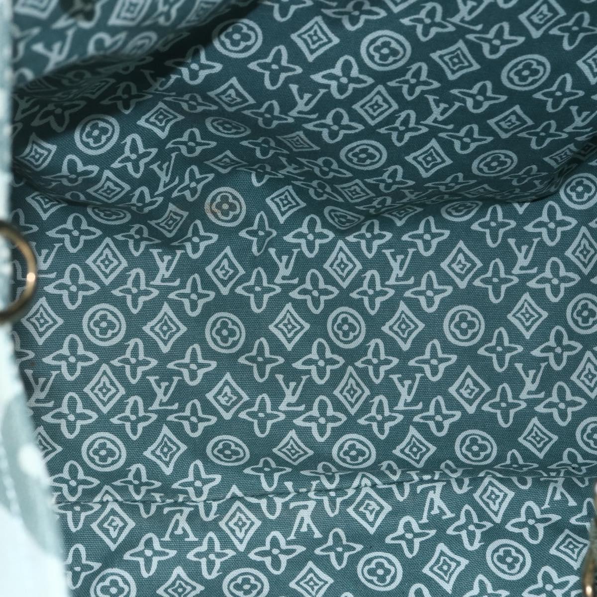 LOUIS VUITTON Cruise line Taicienne PM Bag Canvas Green M95678 LV Auth ep11328