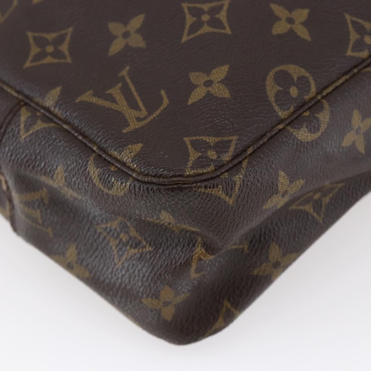 LOUIS VUITTON Monogram Trousse Toilette 28 Clutch Bag M47522 LV Auth ep11330