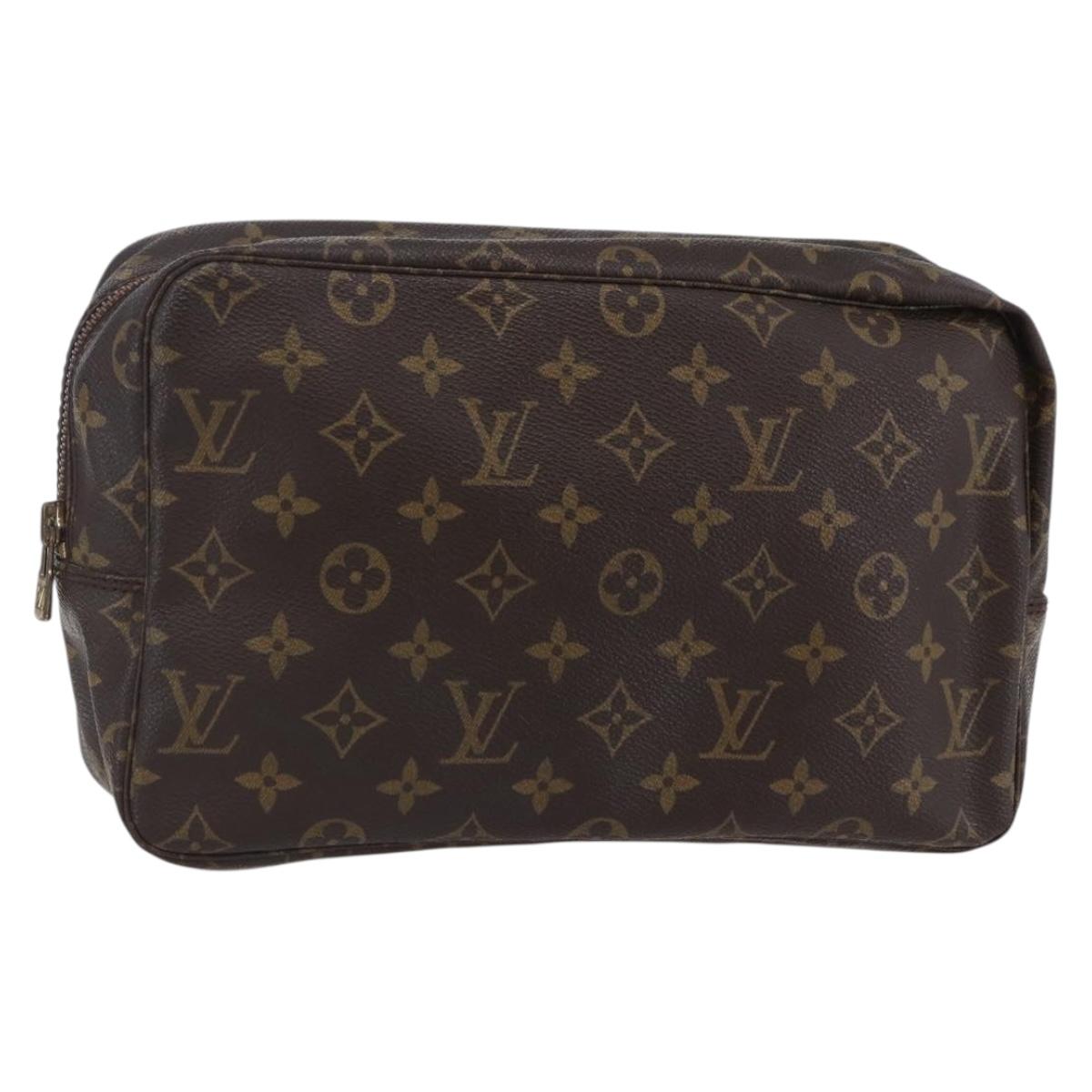 LOUIS VUITTON Monogram Trousse Toilette 28 Clutch Bag M47522 LV Auth ep11330